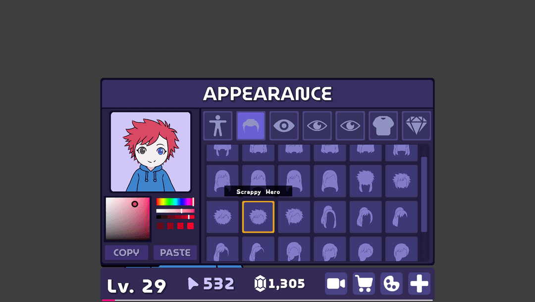 Avatar Customisation